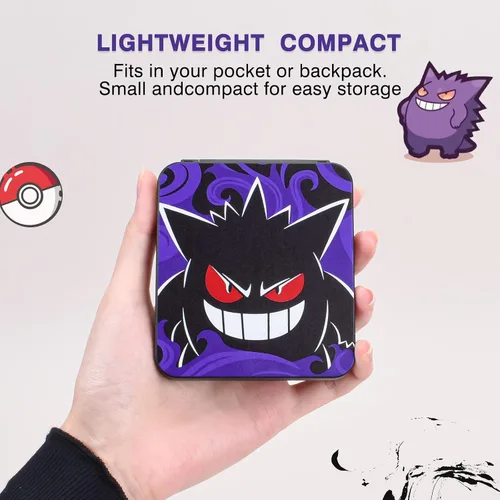 Vista 6 de DLseego Gengar Game Case For Switch Lite Switch Switch OLED 12 Slots Game Cards Holder and 12 Micro SD Card Slots Portable Game Card Storage