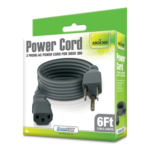 Vista 2 de Xbox 360 Power Cord (Bulk Packaging)