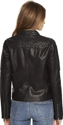 Vista 3 de Levi's Chaqueta de motocross de piel sintética para mujer (estándar y más)