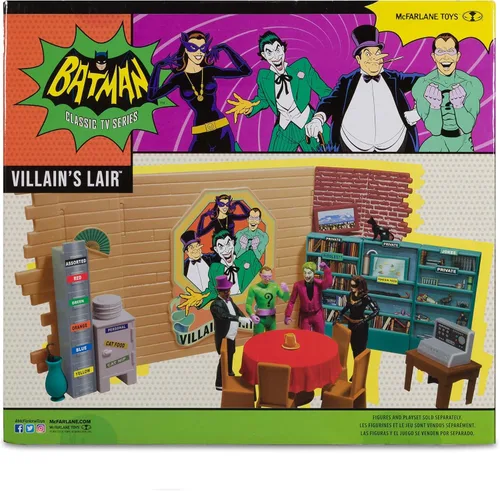 Vista 2 de DC McFarlane Toys Retro - Batman '66: Villains Guarida
