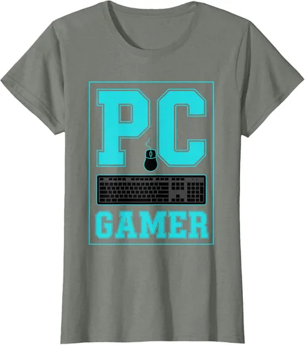 Vista 13 de PC Gamer Gaming Teclado Ratón Esports Computer Fan Camiseta