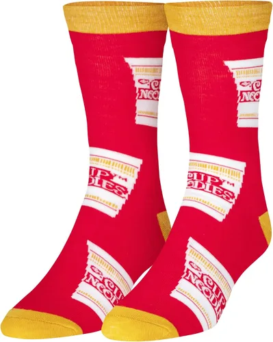Vista 2 de Crazy Socks, Calcetines divertidos con temática de comida y aperitivos para hombre, estilos surtidos coloridos