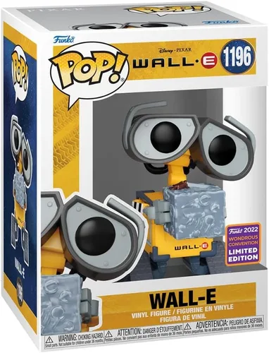 Vista 2 de Funko Pop! Disney - Wall-E con cubo de basura, exclusivo de WonderCon