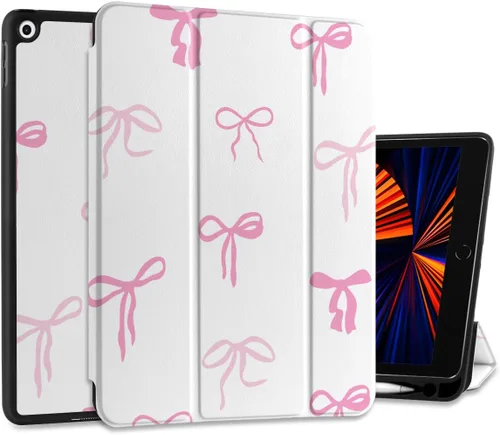 Vista 17 de DONGKE Funda compatible con iPad de 10.2 pulgadas 2021 2020 2019 iPad de 9ª/8ª/7ª generación con soporte para lápices, funda protectora delgada
