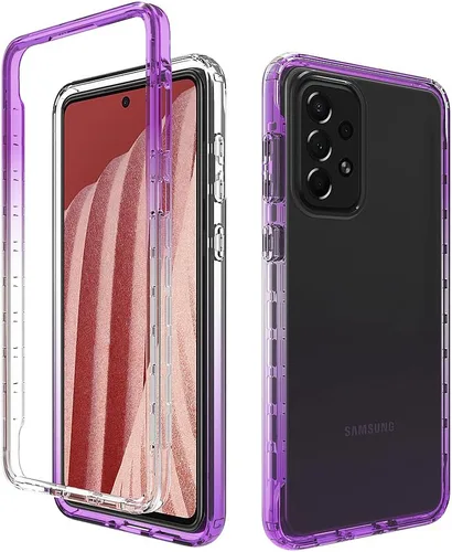 Vista 73 de Pzwoxukhov Funda para Xiaomi Poco M3 M2010J19CG M2010J19CI Caso, alta transparencia, color degradado, funda de absorción de impactos anticaída
