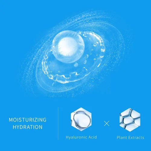 Vista 3 de WIS - Mascarilla facial hidratante intensiva suavizante, paquete de 10 unidades, profundamente hidratante con ácido hialurónico, hamamelis