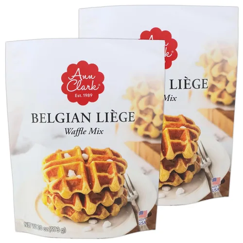 Vista 9 de Ann Clark Gourmet - Mezcla de gofres belgas, 16 onzas (paquete de 2)