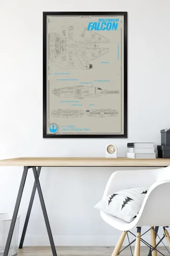 Vista 6 de Trends International Póster de pared Star Wars the Force Awakens X-Wing, 24 x 36