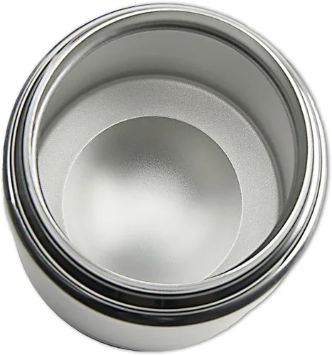 Vista 4 de Isosteel Recipiente de alimentos al vacío, acero inoxidable, plata, 3.9 x 5.9 x 7.9 in