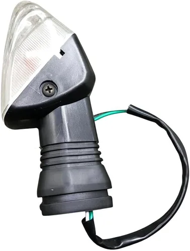 Vista 5 de Para Kawasaki Ninja ZX-6R 1000 KLE 500/650 VERSYS Z750S KLR 650 1 par blanco lente motocicleta luz de señal de giro delantero trasero intermitentes