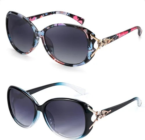 Vista 9 de FIMILU Gafas de sol para mujer, lentes de sol polarizados de gran tamaño, gafas de sol grandes para mujer, protección UV