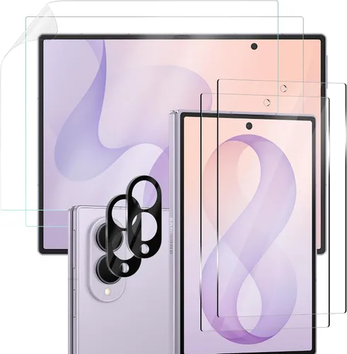 Vista 16 de Orzero (3 juegos de 12 paquetes de protectores de pantalla compatibles con Samsung Galaxy Z Flip 8/Flip 7, protector de pantalla con TPU suave
