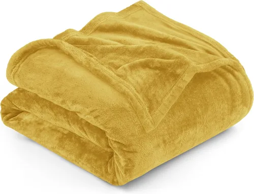 Vista 88 de Utopia Bedding - Manta de vellón de lujo, mullida, antiestática; manta de suave microfibra de 8.8 oz/yd² (300 g/m²) para sofá y cama; tamaño Gris