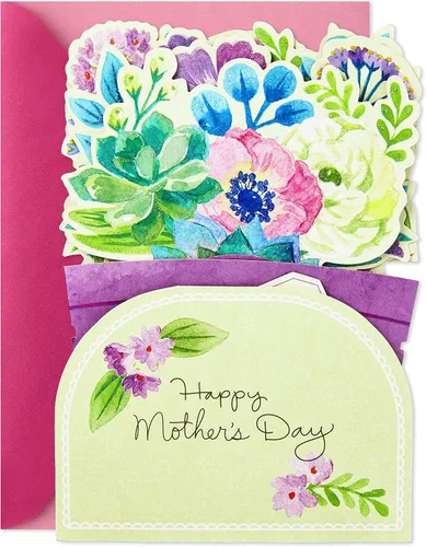 Vista 2 de Tarjeta Hallmark Paper Wonder, emergente, para el Día de la Madre
