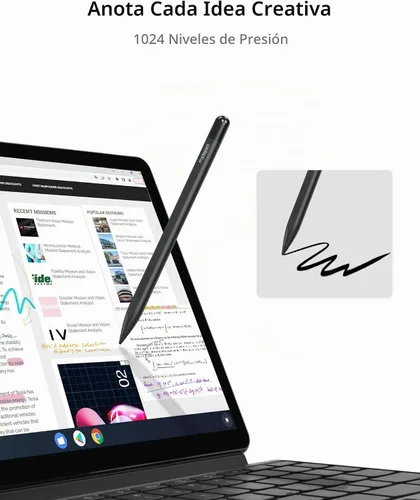 Vista 8 de Metapen Lápiz Stylus M1 para Microsoft Surface (Vida de Batería de 75 Días, Escritura Suave), Compatible con Surface Pro 11/10/X/9/8/7/6/5/4/3/Book