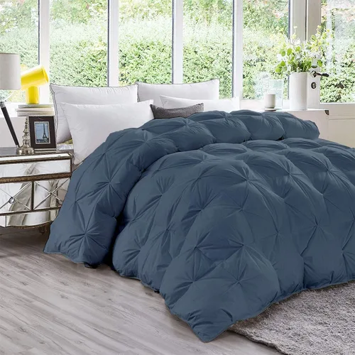 Vista 8 de Premium Collection - Edredón alternativo de diamante de 1600 hilos, tamaño individual XL, 68 x 92 pulgadas, 1 pieza para todas las estaciones