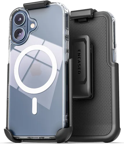 Vista 17 de Funda magnética Encased compatible con iPhone 14 con clip para cinturón Funda para teléfono (iPhone 14)