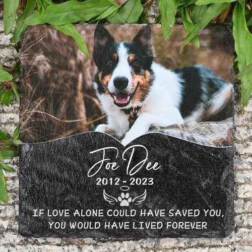 Vista 13 de Regalos conmemorativos personalizados para perros, piedras conmemorativas para mascotas, piedra conmemorativa para perros, regalos personalizados