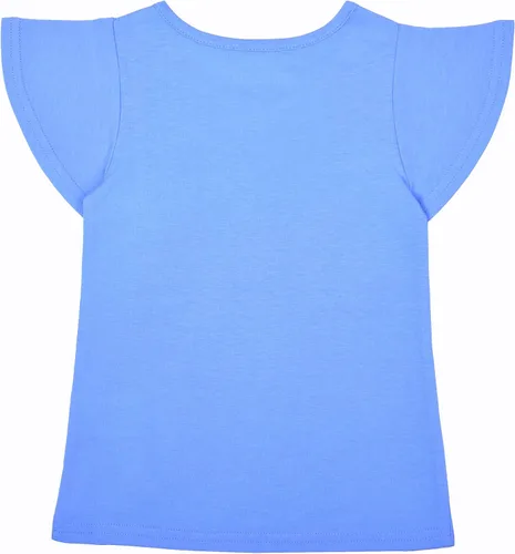 Vista 3 de Disney Frozen - Conjunto de camisetas y leggings Elsa, Anna y Olaf para niñas pequeñas y niños pequeños, color púrpuraazulgris