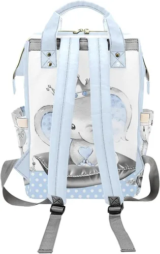 Vista 2 de Mochila de pañales personalizada con nombre para hombres y mujeres, bolsas de bebé personalizadas para enfermería, bolsa de viaje