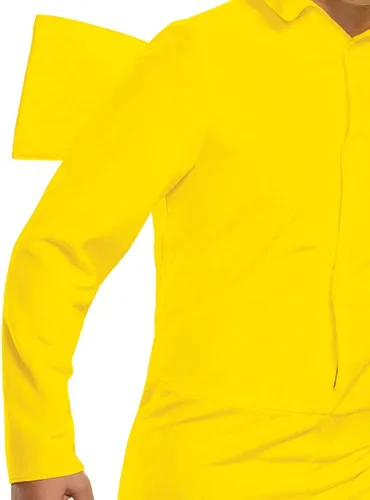 Vista 4 de Disfraz de Pikachu para niños, disfraz oficial de Pokémon con capucha, Amarillo