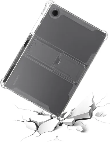 Vista 5 de Dteck Funda transparente delgada de 8.7 pulgadas con soporte y ranura para soporte para bolígrafo, esquinas reforzadas a prueba de golpes, para #00