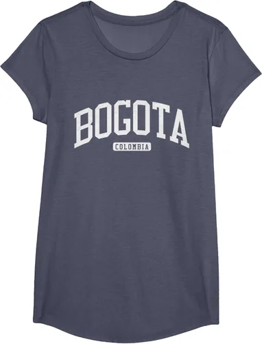 Vista 20 de Camiseta estilo universitario de Bogotá Colombia, Negro