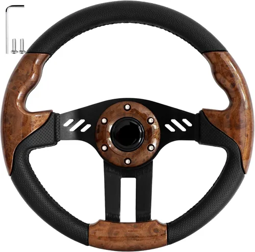Vista 8 de Volante de carrito de golf para EZGO TXT/RXV, Club Car DS/Precedent/Tempo, Yamaha G29/Drive/Drive 2 y la mayoría de los modelos de carrito de golf