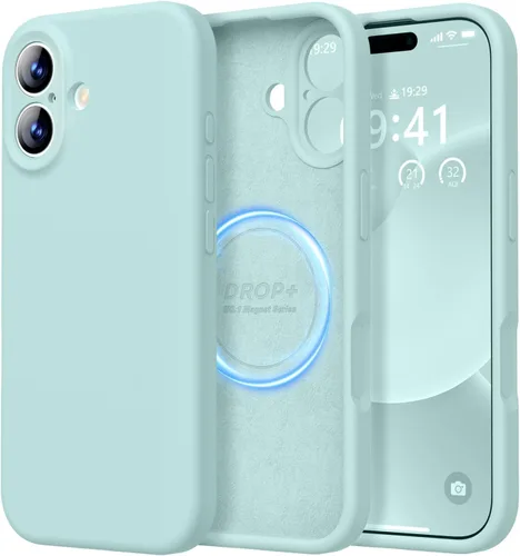 Vista 108 de LOVE 3000 Diseñada para Funda iPhone Air, Silicona Premium [Compatible con Magsafe][Forro de Microfibra Suave Anti-Rayones] Funda Protectora