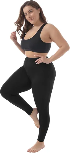 Vista 7 de ZERDOCEAN Leggings de longitud completa elásticos suaves y ligeros para mujer