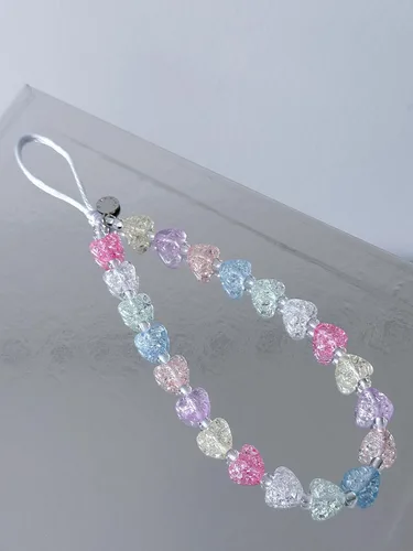 Vista 71 de Drawwind Correa con cuentas para teléfono con pulsera universal, cordón para teléfono celular lindo, pulsera de muñeca con cuentas, cadena de hilo