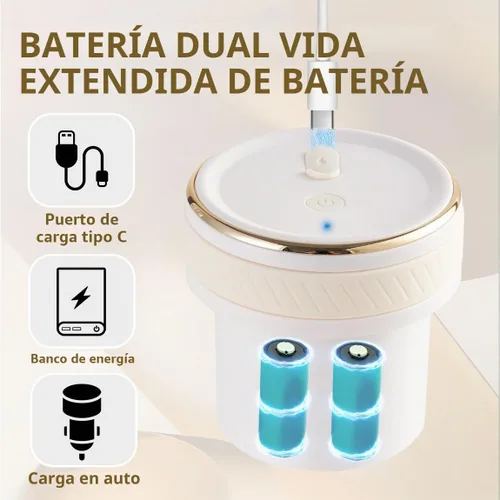 Vista 3 de Mojoco Batidora Portátil de Batidos - Licuadora Personal de 24oz para Batidos y Licúes - Batidora de Jugo Inalámbrica/Recargable con Cuchilla