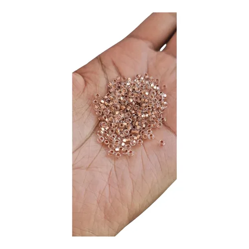 Vista 10 de Bead It Wear It Love It Cuentas de Cabello Transparentes con Forro Dorado Loc Sprinkle, Accesorios para el Cabello DreaLock Cristal Transparente