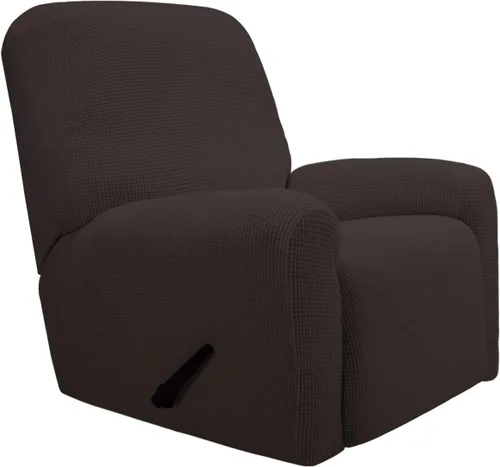 Vista 67 de PureFit Funda elástica para sofá biplaza, funda de sofá suave y antideslizante de jacquard de elastano, protector de muebles lavable con espuma