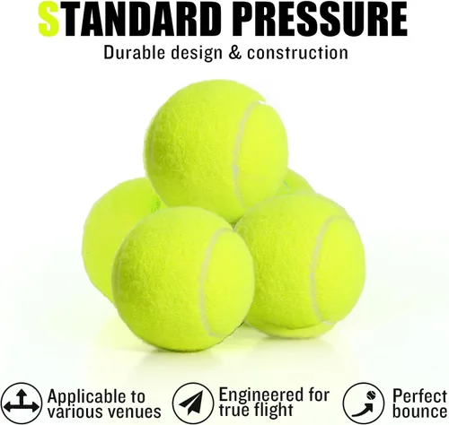 Vista 5 de 30/40 Pack Training Tennis Balls, Pet Dog Playing Balls, Practice Tennis Balls with Mesh Bag for Transport and Beginner Training