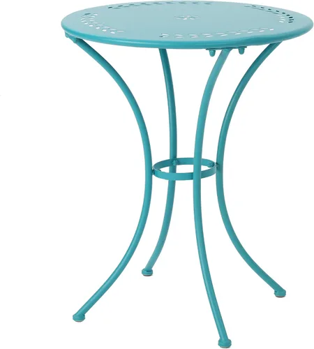 Vista 11 de Christopher Knight Home Lourdes Iron Bistro - Juego de 3 piezas, color verde azulado mate