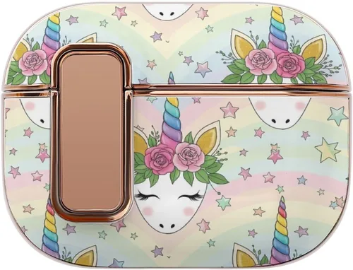 Vista 10 de Plastic Cover Compatible with Airpods Pro 2 Case Butterfly, Protective Skin with Lock