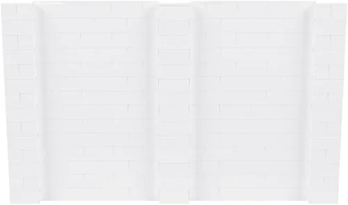 Vista 24 de EverBlock Kit de pared de 5 x 4 pies Bloques de construcción modulares Sistema de pared para edificios, pantallas y estructuras Divisor