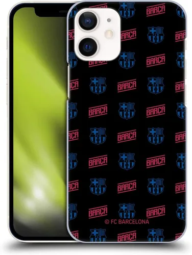Vista 9 de Head Case Designs Funda rígida con licencia oficial del FC Barcelona con logotipo y patrón de Forca Barca compatible con Apple iPhone 12 Mini