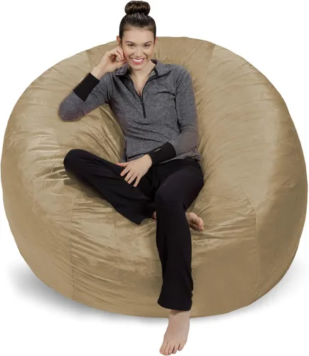 Vista 35 de [Usado] Sofa Sack Funda para Silla Puff Solo la Funda, para Adultos y Niños, Sin Relleno, Cómoda y Esponjosa, Funda de Repuesto para Silla Puff