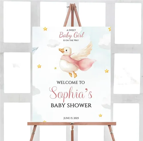 Vista 30 de Letrero de bienvenida para baby shower, personalizado, tema de dinosaurio para eclosionar, varios tamaños