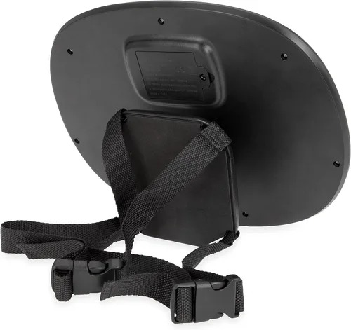Vista 10 de Nuby Espejo de coche de bebé con luz LED para asiento trasero con luz controlada a distancia, espejo resistente a las roturas de visión amplia