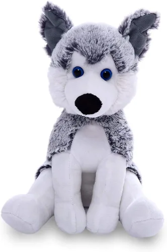 Vista 9 de Plushland Juguetes de peluche realistas de perro cachorro de 10 pulgadas, figuras de felpa navideñas para niños, bebés para jugar
