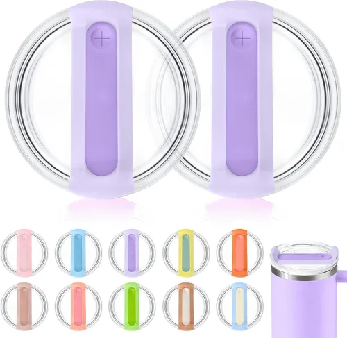 Vista 20 de Tapa de vaso de 40 onzas para Stanley, a prueba de derrames, resistentes a salpicaduras, funda de repuesto para accesorio de copa Stanley