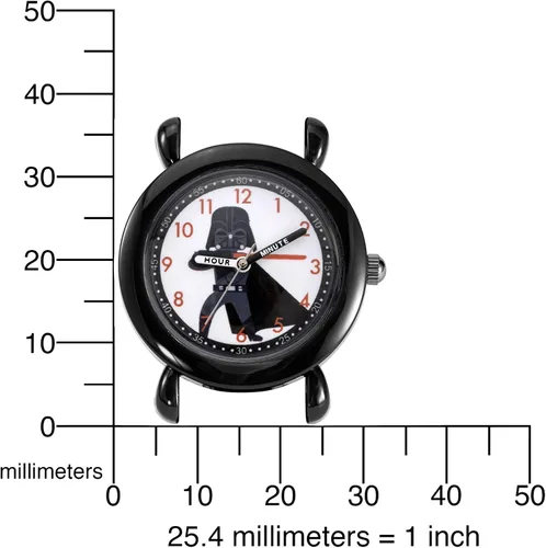 Vista 5 de STAR WARS Reloj de profesor de tiempo plástico para niños, reloj analógico de correa de silicona de cuarzo