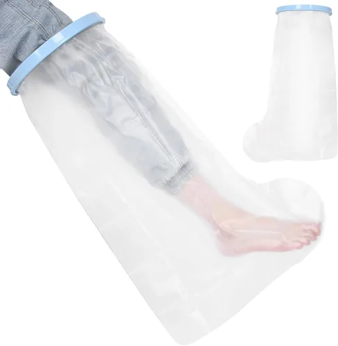 Vista 3 de Adult Foot Leg Cast Covers 71x25.5cm Elastic Shower Protector for Wounds