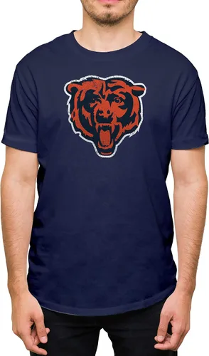 Vista 20 de Hybrid Sports NFL - Distressed Team Logo - Officially Licensed Adult Short Sleeve Fan Tee for Men & Women