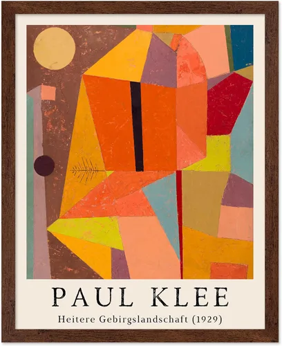 Vista 53 de Poster Master Póster vintage de Paul Klee – Impresión retro de cómicos – Arte de dibujo – Arte abstracto – Regalo para hombres y mujeres – Estilo-09