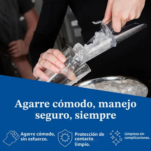 Vista 7 de Carlisle FoodService Products SI4550 - Cuchara para banquete Saf-T-Scoop para hielo, 4-6 onzas (4.0-6.0 fl oz)