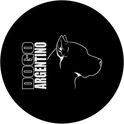 Vista 3 de Funny proud Dogo Argentino profile dog mom dog PopSockets Standard PopGrip